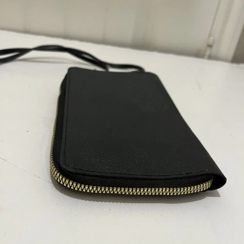 Forever Lovely Design for Madley Clutch Cell Phone Wallet Crossbody Purse Black